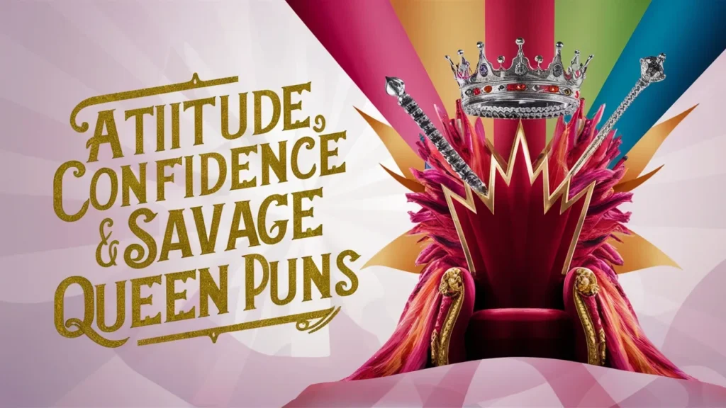 Attitude, Confidence & Savage Queen Puns
