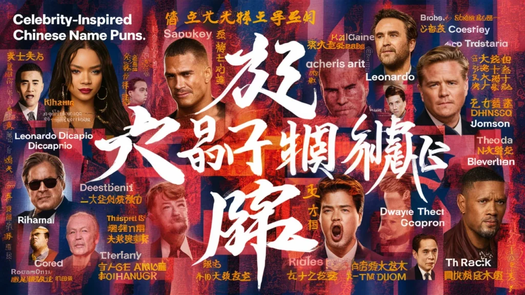 Celebrity-Inspired Chinese Name Puns