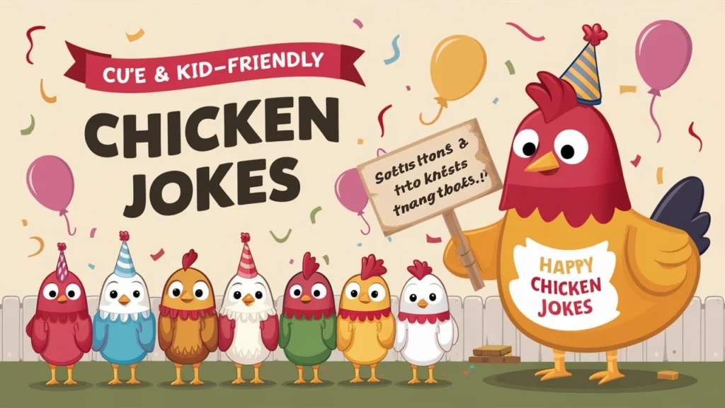 Cute & Kid-Friendly Chicken Jokes
