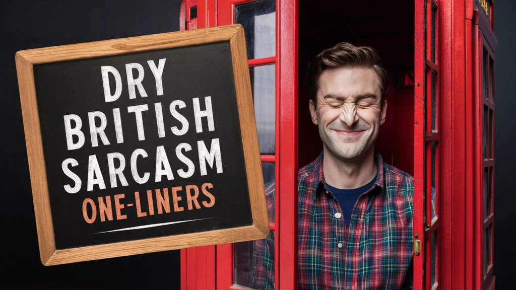 Dry British Sarcasm One-Liners
