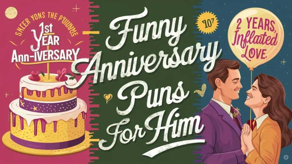 Funny Anniversary Puns for Him