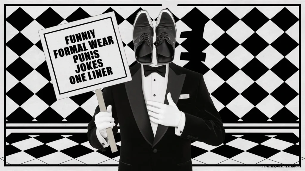 Funny Formal Wear Puns Jokes One Liner