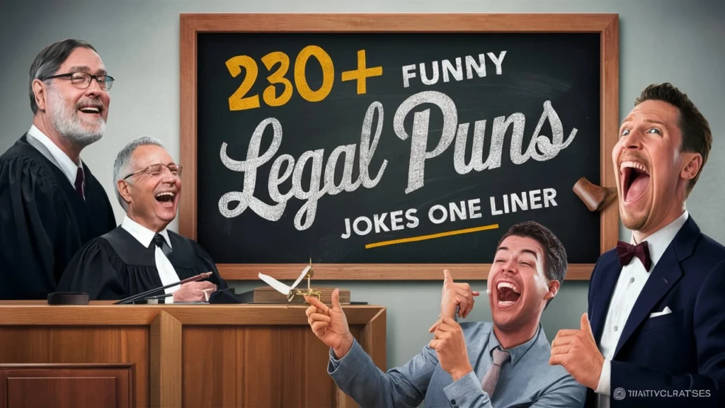 230+ Funny Legal Puns Jokes One Liner