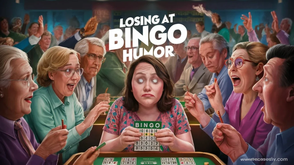 Losing at Bingo Humor