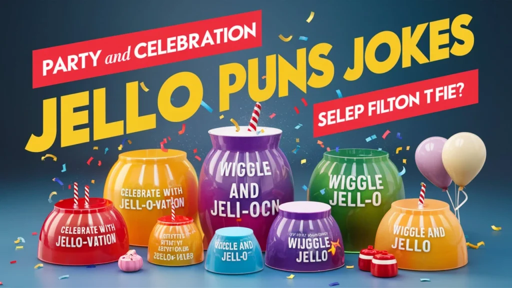 Party and Celebration Jello Puns Jokes