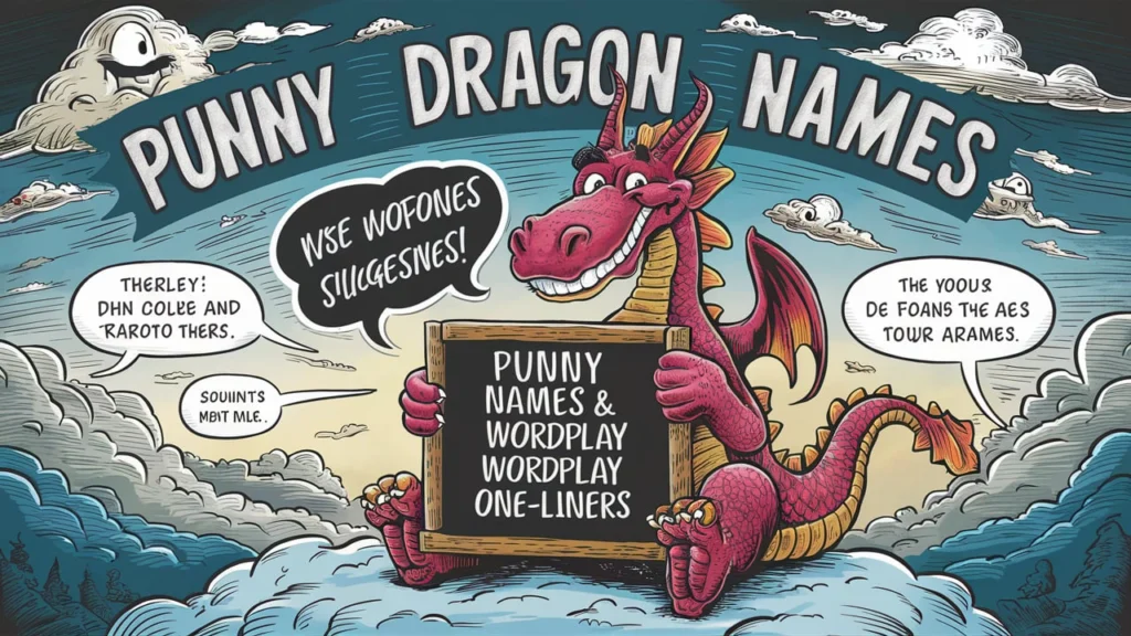 Punny Dragon Names & Wordplay One-Liners