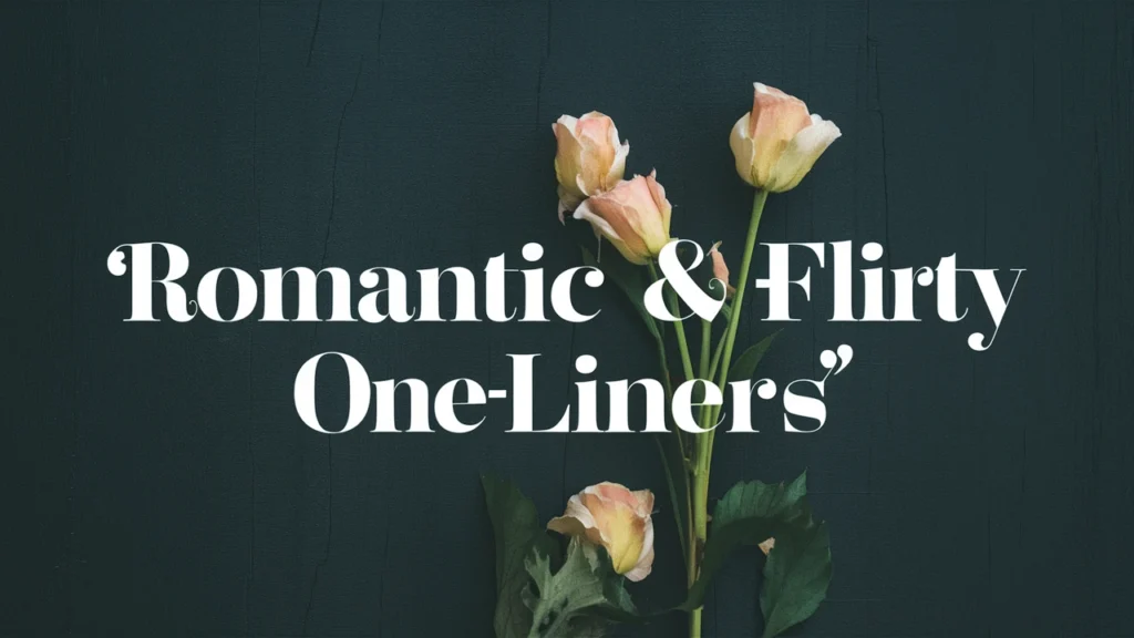 Romantic & Flirty One-Liners