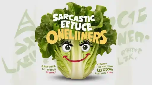 Sarcastic Lettuce One-Liners