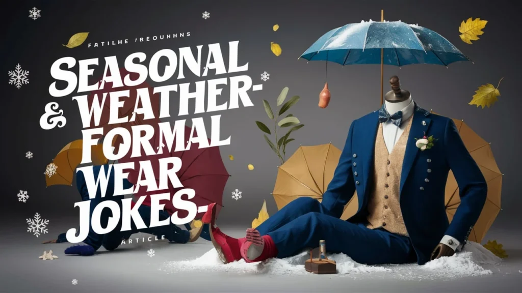 Seasonal & Weather-Ready Formal Wear Jokes