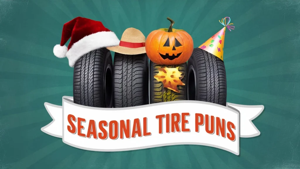 Seasonal Tire Puns