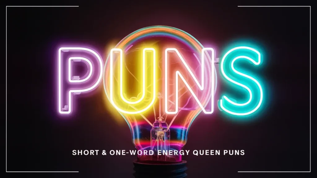Short & One-Word Energy Queen Puns