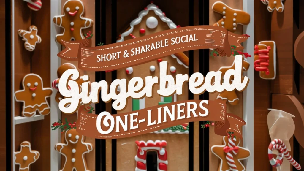 Short & Sharable Social Media Gingerbread One-Liners