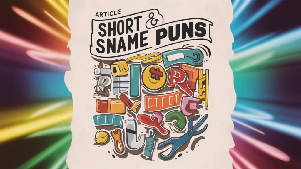 Short & Snappy Name Puns