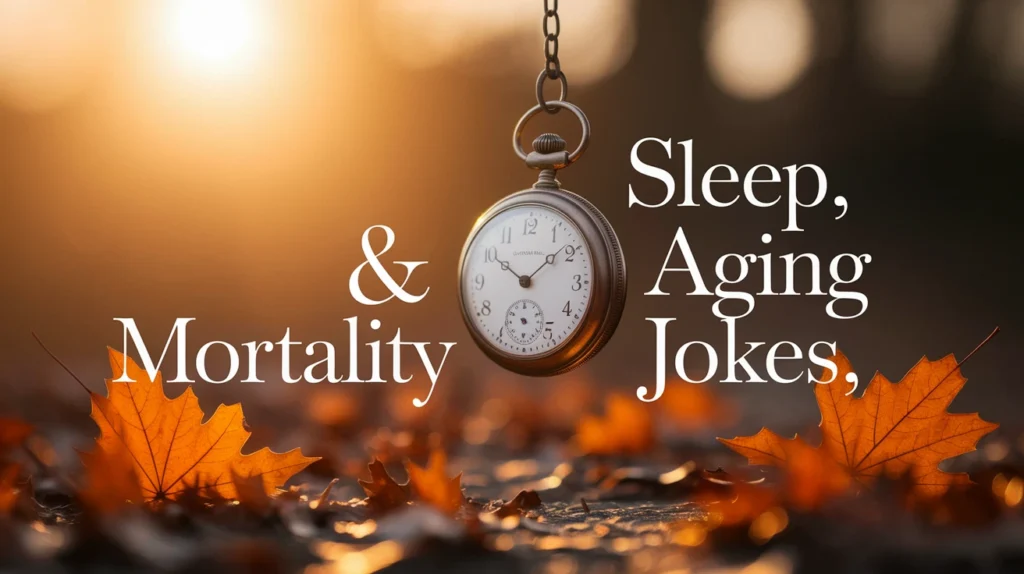 Sleep, Aging & Mortality Jokes