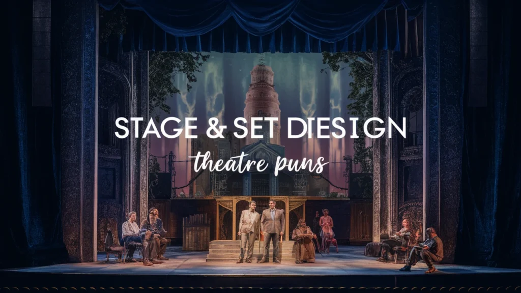 Stage & Set Design Theatre Puns