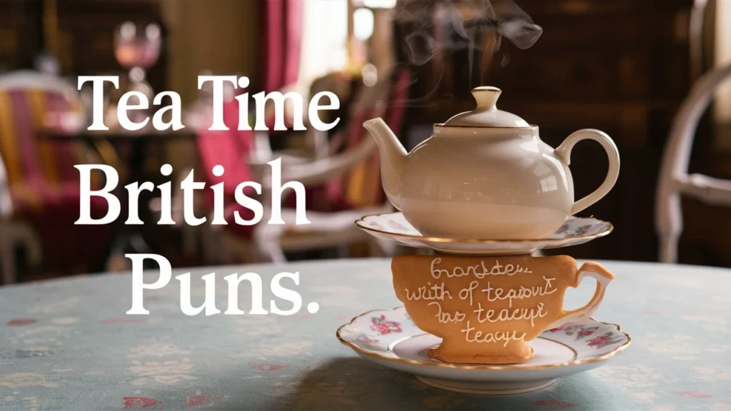 Tea Time British Puns