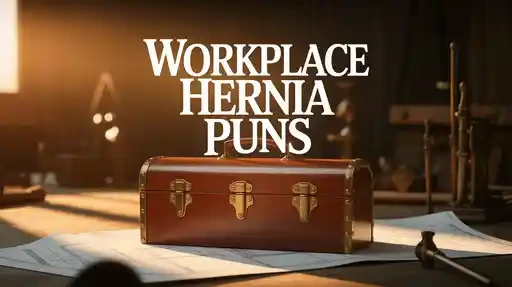 Workplace Hernia Puns