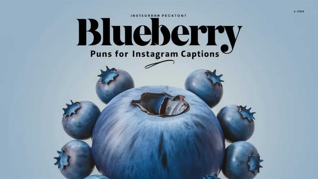 Blueberry Puns for Instagram 