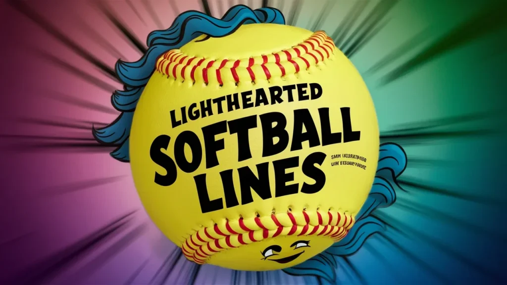 Lighthearted Softball Lines