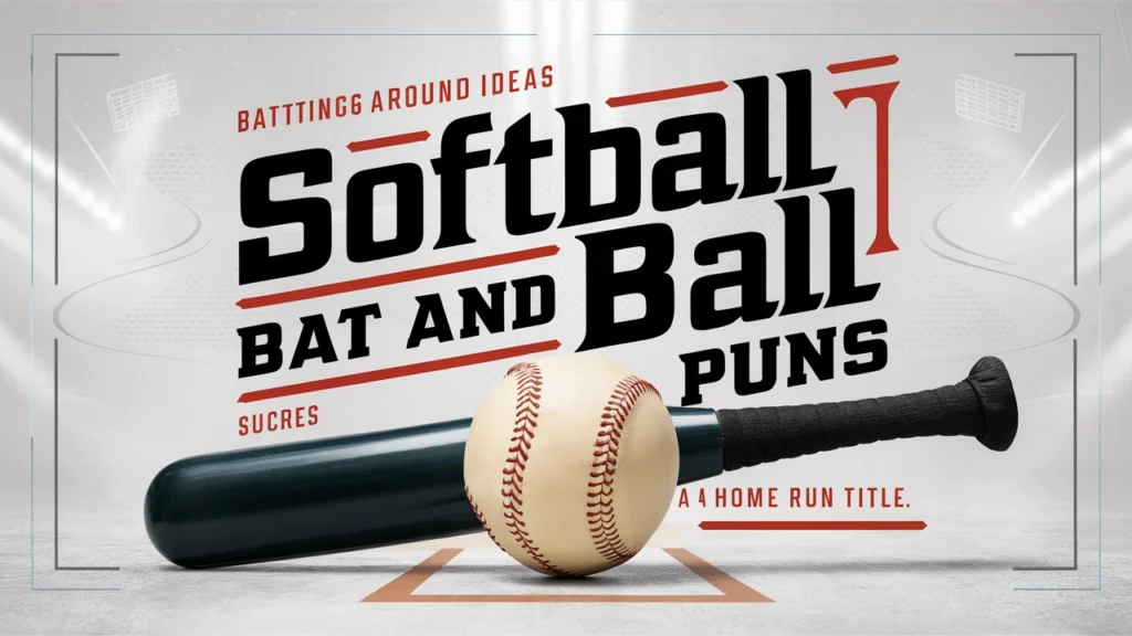 Softball Bat And Ball Puns