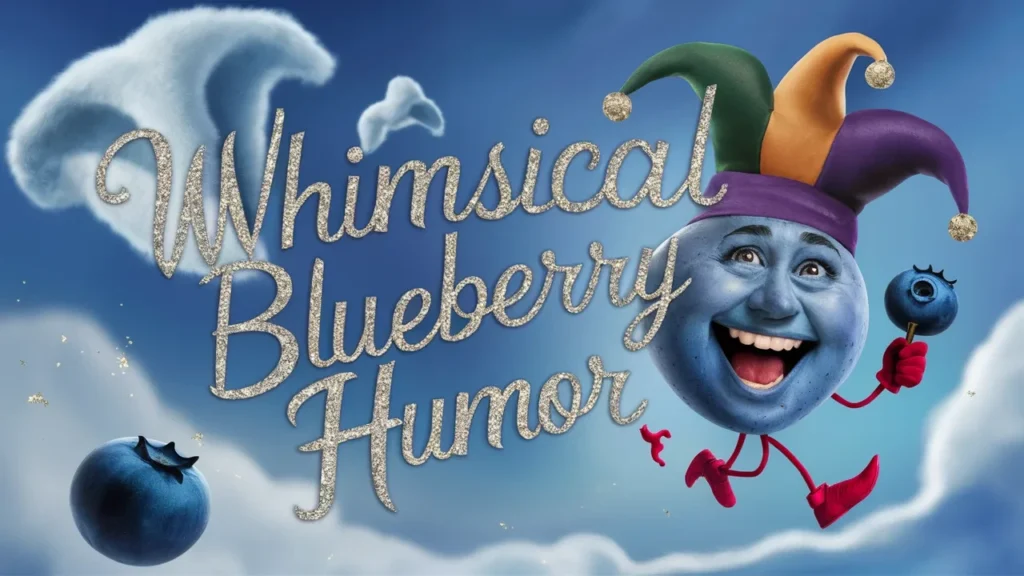 Whimsical Blueberry Humor