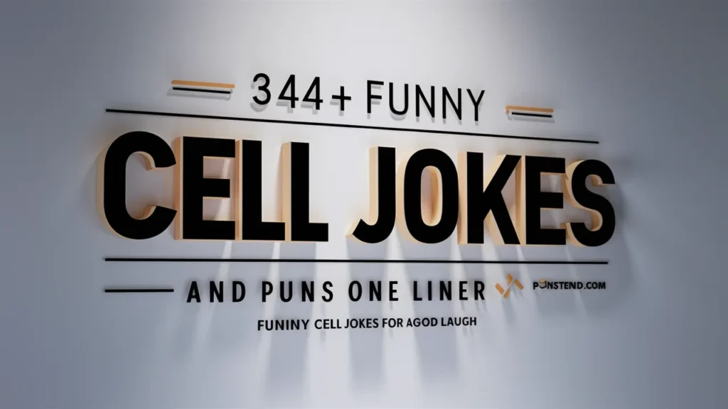 344+ Funny Cell Jokes and Puns One Linerย