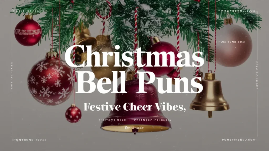 Christmas bell puns festive cheer vibes