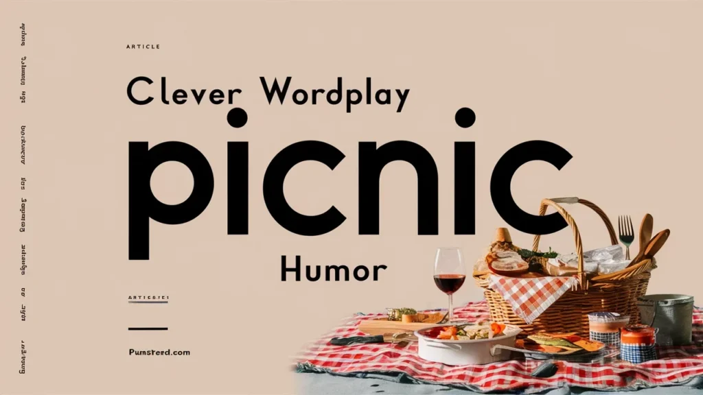 Clever Wordplay Picnic Puns Humor