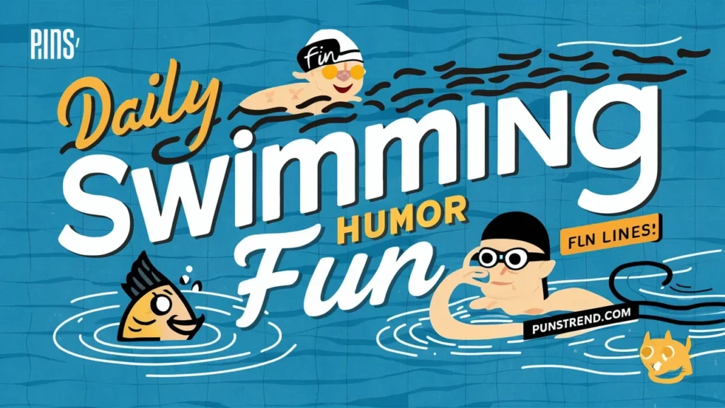 Daily Swimming Humor Fun Lines