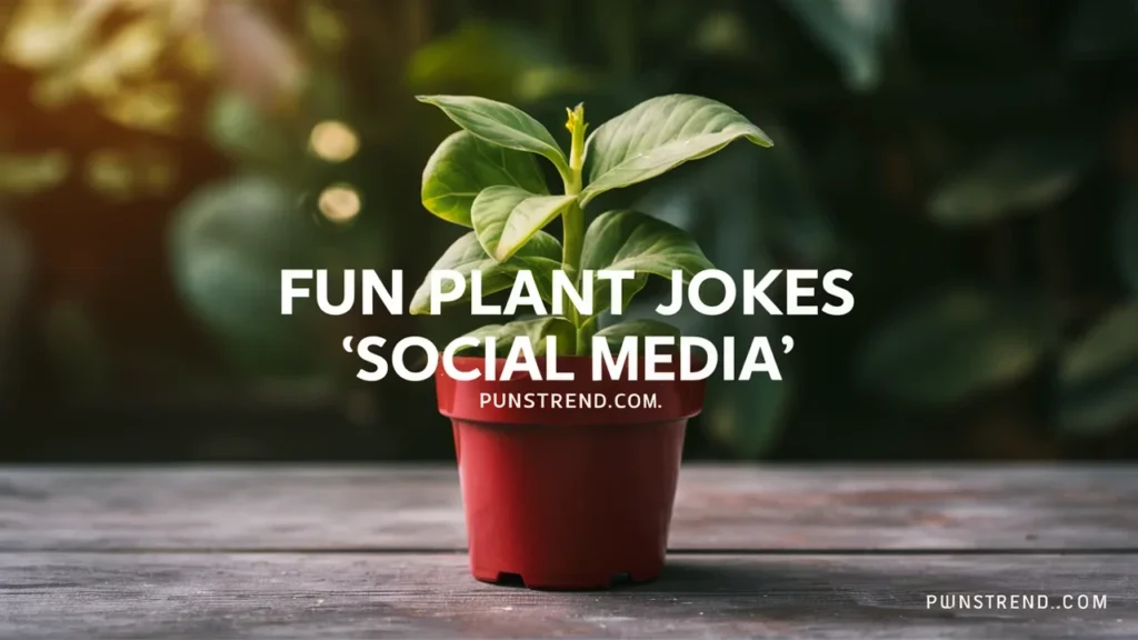 Fun plant jokes social media