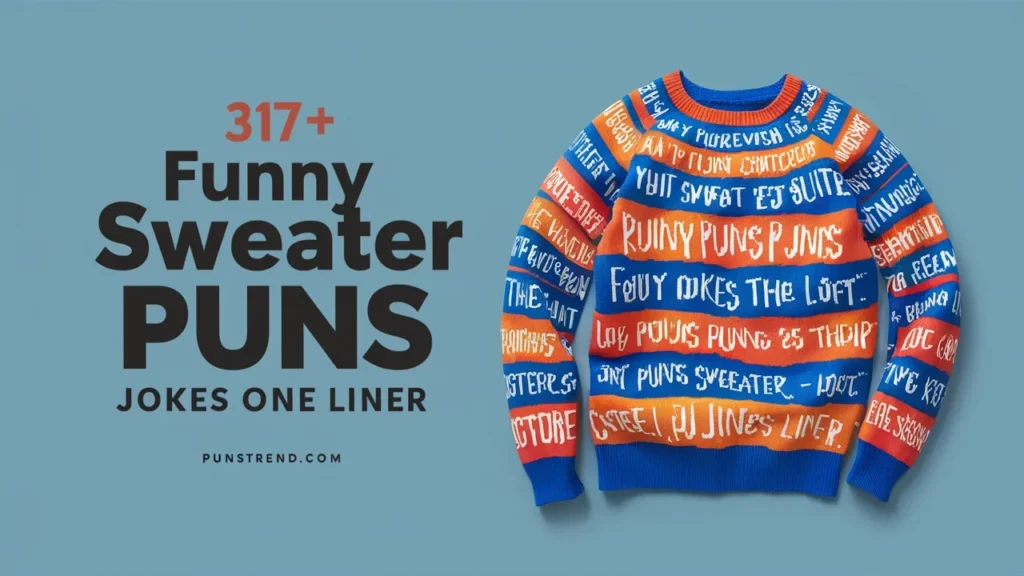 317+ Funny Sweater Puns Jokes One Liner