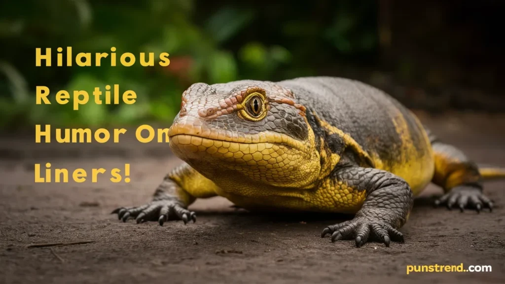 Hilarious Reptile Humor One Liners
