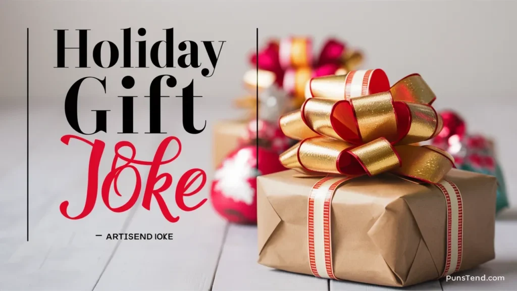 Holiday Gift Bow Joke