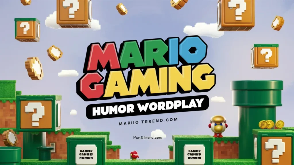 Mario Gaming Humor Wordplay