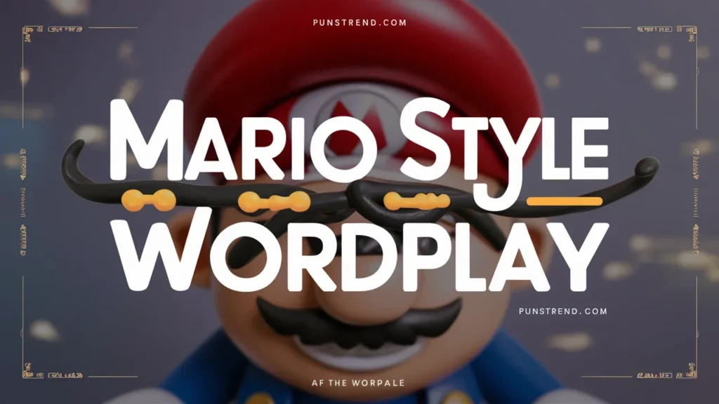 Mario Style Joke Wordplay