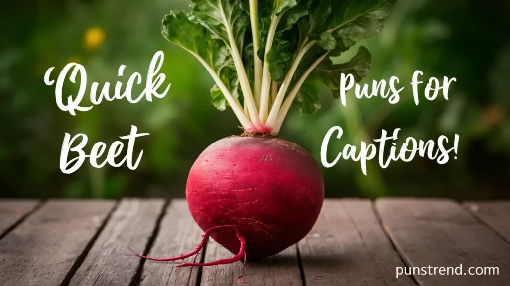 Quick Beet Puns For Captions