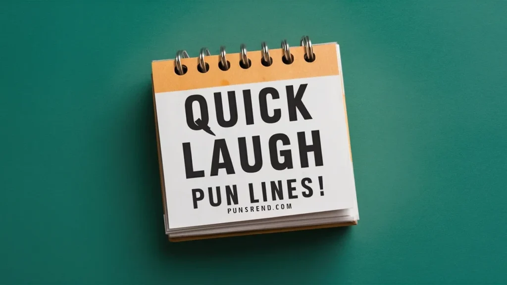 Quick Laugh Calendar Pun Lines