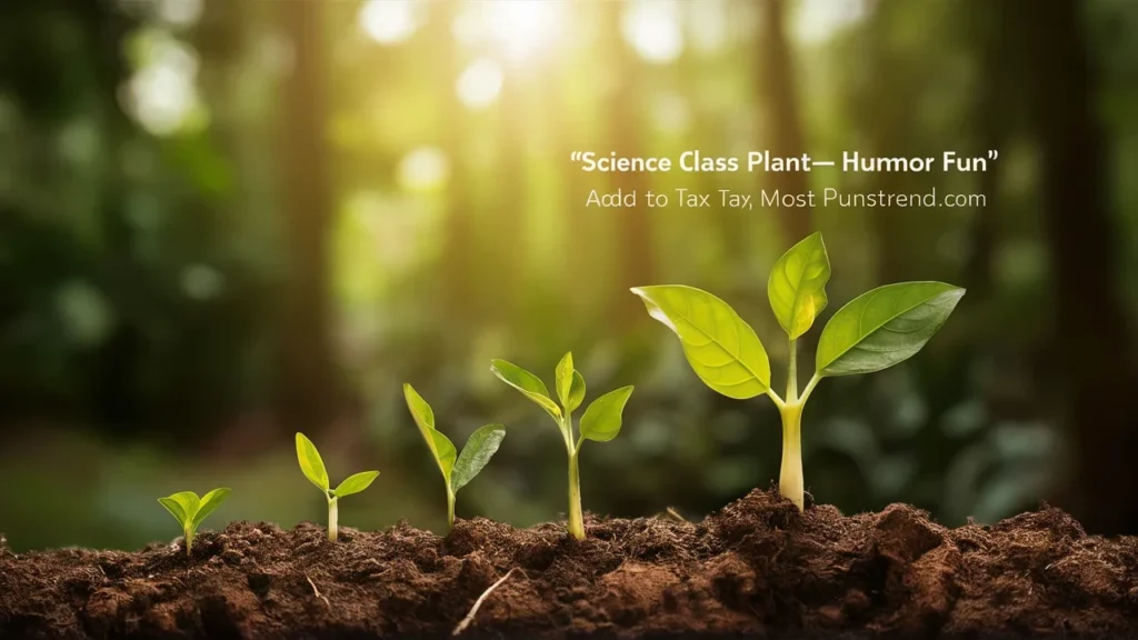 Science class plant humor fun