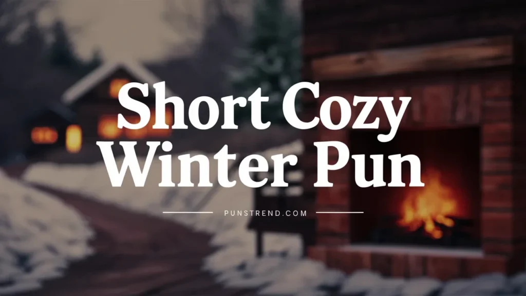 Short Cozy Winter Pun