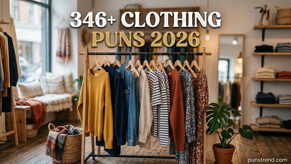346+ Clothing Puns 2026
