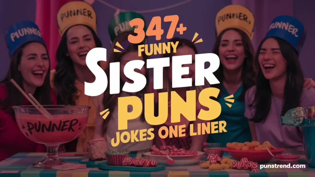347+ Funny Sister Puns Jokes One Liner