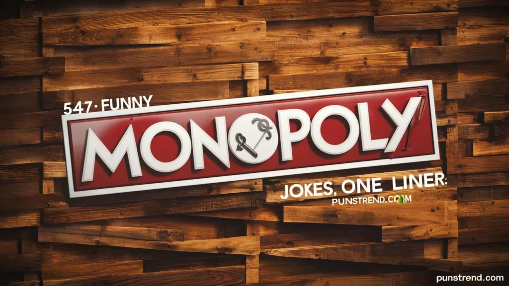 547+ Funny Monopoly Puns Jokes One Liner