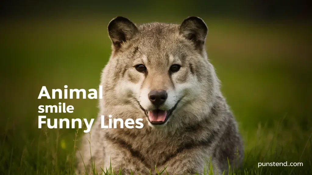 Animal Smile Funny Lines