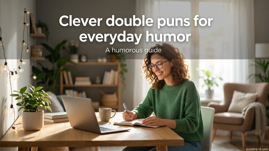 Clever double puns for everyday humor