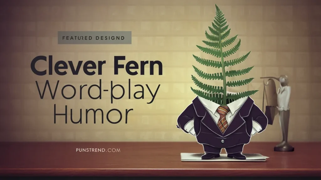 Clever Fern Wordplay Humor
