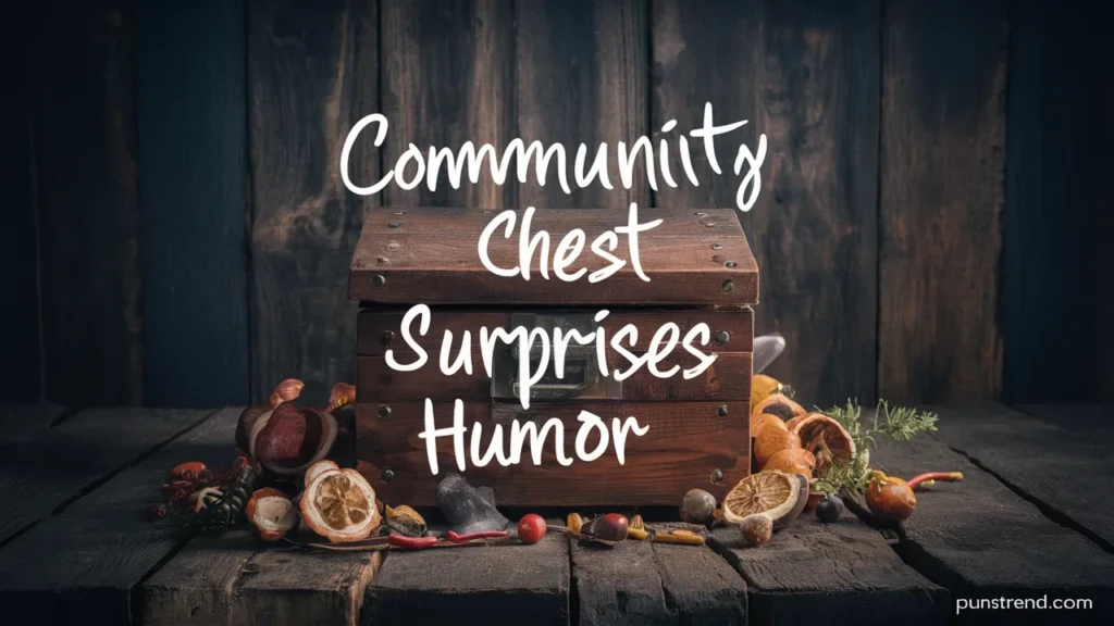 Community Chest Surprises Humor