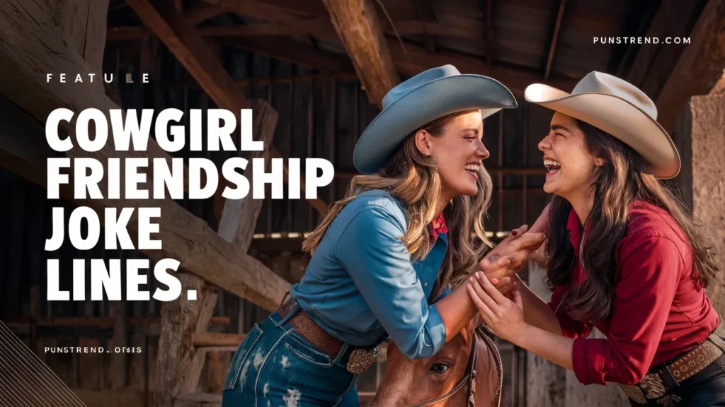 Cowgirl Friendship Joke Lines