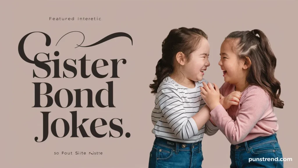 Cute Sister Bond Jokes