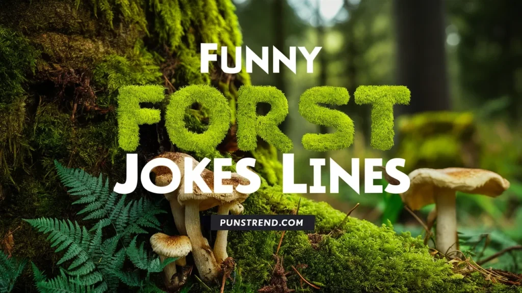 Funny forest moss jokes lines
