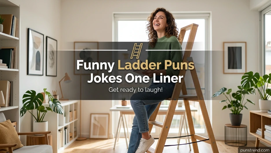 Funny Ladder Puns Jokes One Liner